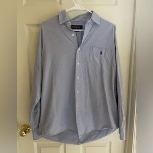 Ralph Lauren Blue Button Down Shirt